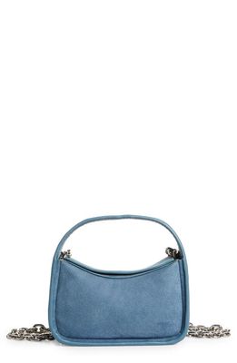Stand Studio Minnie Leather Top Handle Bag in Washed Indigo