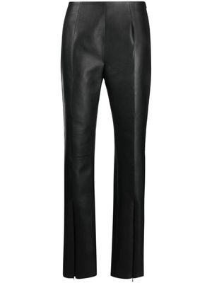 STAND STUDIO Nicolette faux-leather trousers - Black