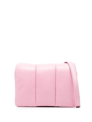 STAND STUDIO quilted leather satchel bag - Pink