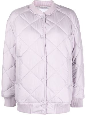 STAND STUDIO Spring quilted bomber jacket - Purple