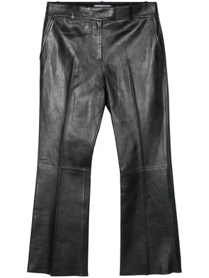 STAND STUDIO Zia tailored leather pants - Black