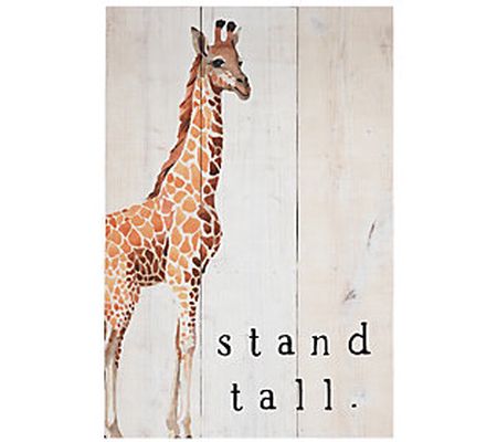 Stand Tall Giraffe Rustic Pallet By Sincere Sur roundings