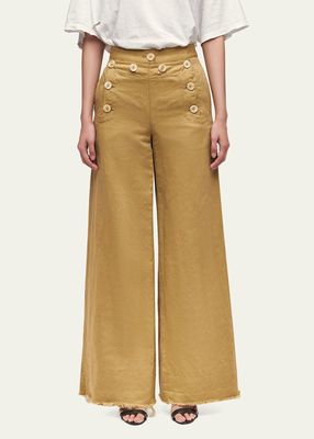 Stanley Flared Lace-Up Trousers