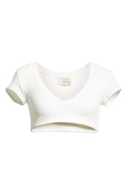 Staple and Hue Tully Crop Top in Vanilla