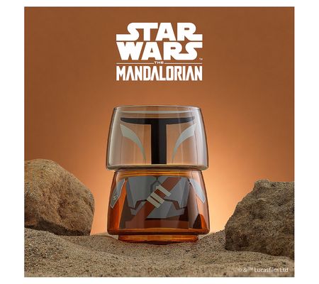Star Wars Stackable Mandalorian Stackable Glass es - 8 oz