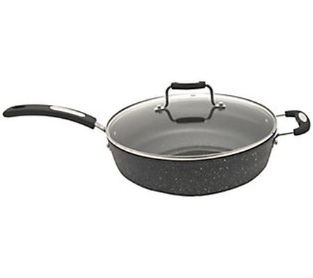 Starfrit THE ROCK 11" Deep-Fry Pan w/Lid & Bake lite Handles