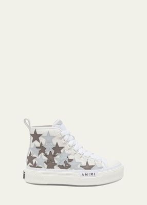 Stars High-Top Canvas Sneakers