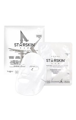 STARSKIN VIP The Diamond Mask Illuminating Luxury Bio-Cellulose Second Skin Face Mask in Beauty: NA.