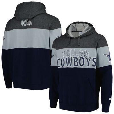 STARTER Men's G-III Sports by Carl Banks Navy Dallas Cowboys Extreme Pullover Hoodie