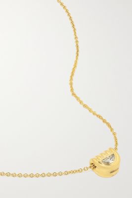 State Property - Marmara 18-karat Gold Diamond Necklace - one size