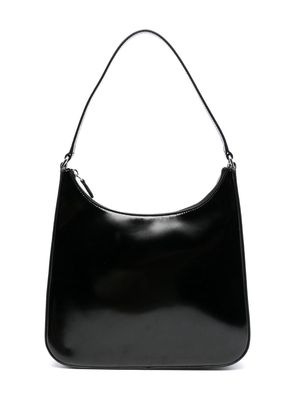 STAUD Alec logo-debossed shoulder bag - Black