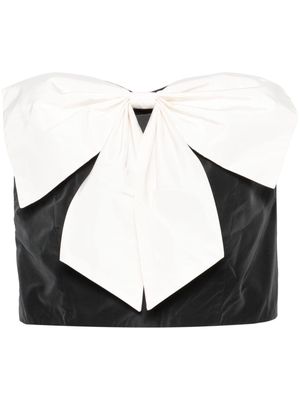 STAUD Atticus bow-embellished top - Black
