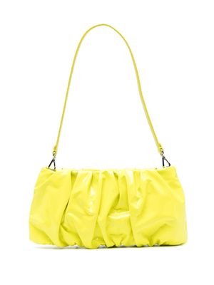 STAUD Bean patent leather shoulder bag - Yellow