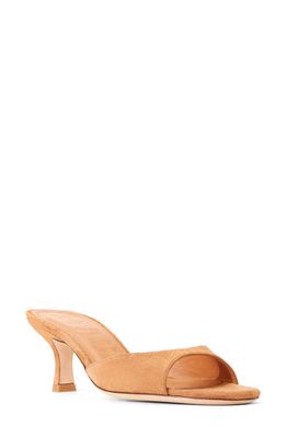 STAUD Brigitte Slide Sandal in Tan