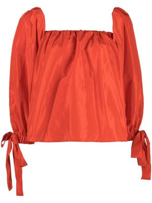 STAUD Colby off-shoulder blouse - Red