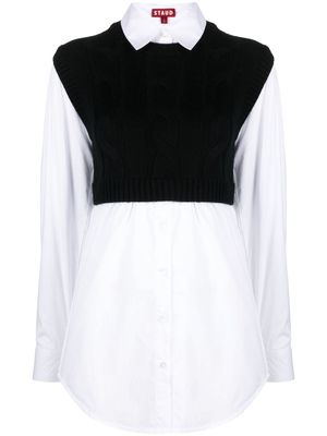 STAUD Cooper layered top - White