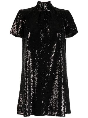 STAUD Ilana sequin-embellished dress - Black
