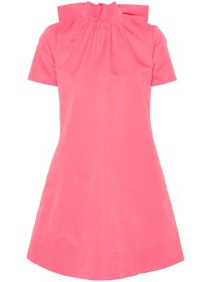 STAUD Iliana high-neck minidress - Pink