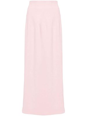 STAUD Jeremiah crepe maxi skirt - Pink