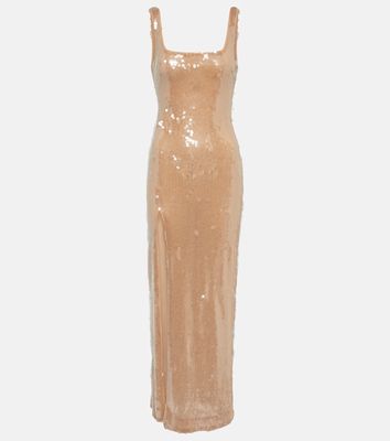 Staud Le Sable sequined maxi dress
