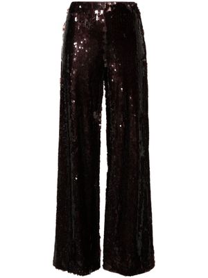 STAUD Luke palazzo pants - Brown