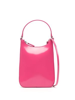 STAUD mini Alec leather tote bag - Pink