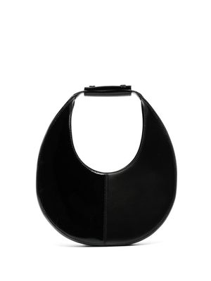 STAUD Moon leather shoulder bag - Black