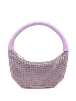 STAUD Pepper crystal-embellished tote bag - Purple