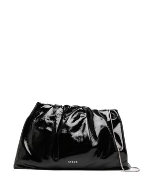 STAUD Phoebe patent-leather shoulder bag - Black