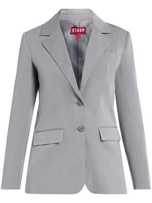 STAUD single-breasted tailored blazer - Grey