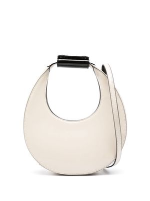 STAUD small Moon leather bag - Neutrals