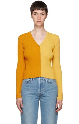 Staud Yellow Cargo Sweater
