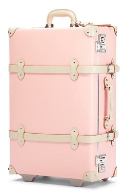 SteamLine Luggage The Botanist 24-Inch Stowaway Suitcase in Pink