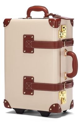 SteamLine Luggage The Diplomat 20-Inch Rolling Carry-On in Cream