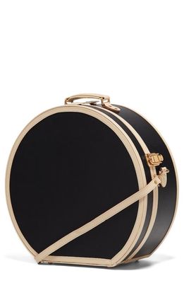 SteamLine Luggage The Starlet Deluxe Hatbox in Black/Tan