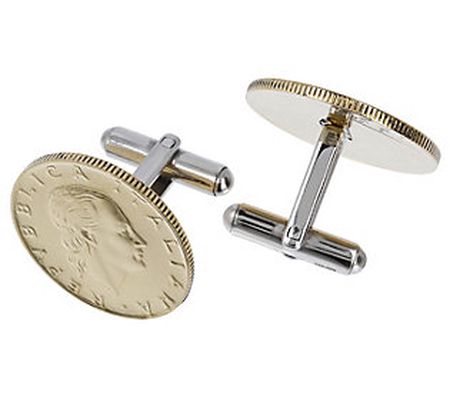 Steel By Design 200-Lire Cuff Links