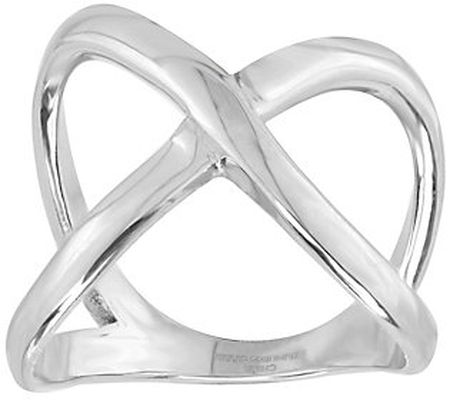 Steel by Design Contemporary X-Design Ring