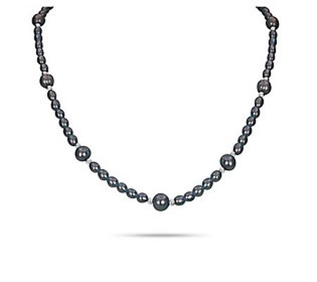 Steel by Design Cultured Pearl & Bead Necklace