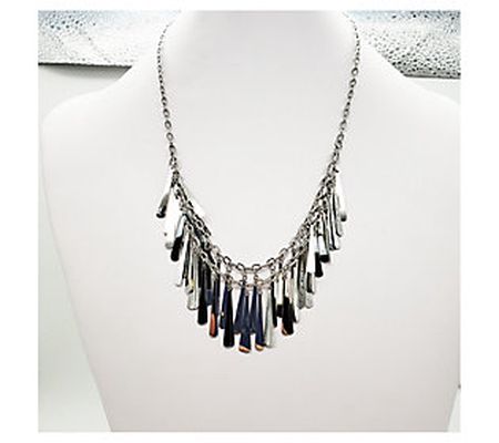 Steel by Design Double Strand Tassel Necklace