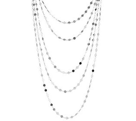 Steel by Design Graduated Multi-Strand Necklace