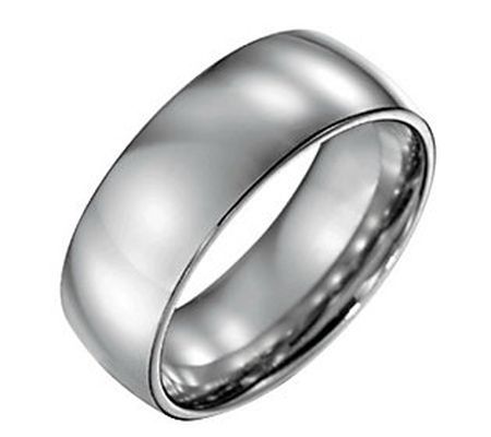 Steel By Design Men's 8mm Polished Ring