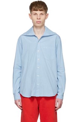 Stefan Cooke Blue Cotton Shirt