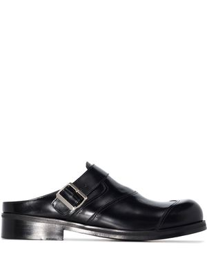 Stefan Cooke buckle-fastened monk shoes - Black