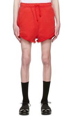 Stefan Cooke Red Cotton Shorts