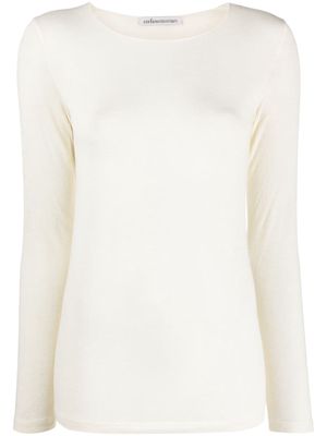 Stefano Mortari long-sleeved knitted top - White