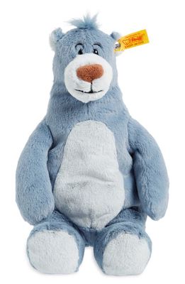 Steiff x Disney Baloo Stuffed Animal in Grey Multi