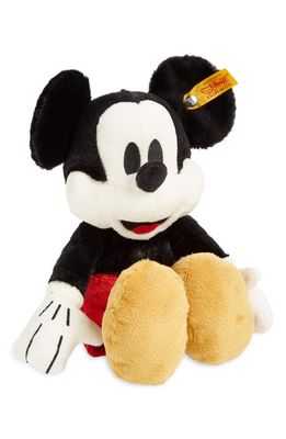 Steiff x Disney Mickey Mouse Stuffed Animal in Black Multi