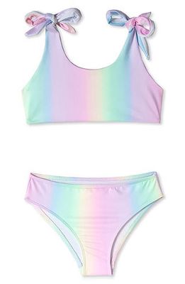 Stella Cove Kids' Happy Splash Two-Piece Swimsuit in Rainbow
