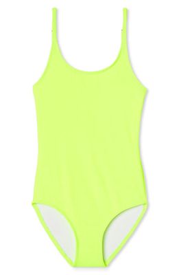 Stella Cove Kids' Neon One-Piece Swimsuit in Yellow