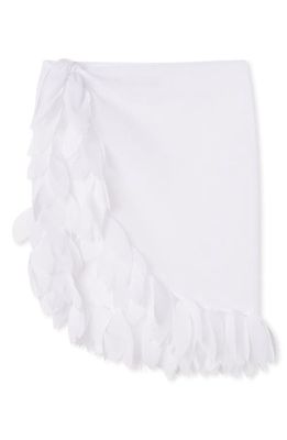 Stella Cove Kids' Petal Cover-Up Pareo in White